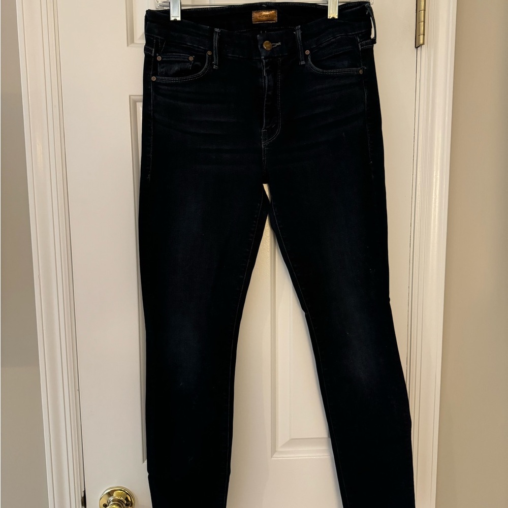 Mother the looker crop size 27 coffee tea or me